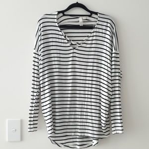 Striped long sleeve shirt